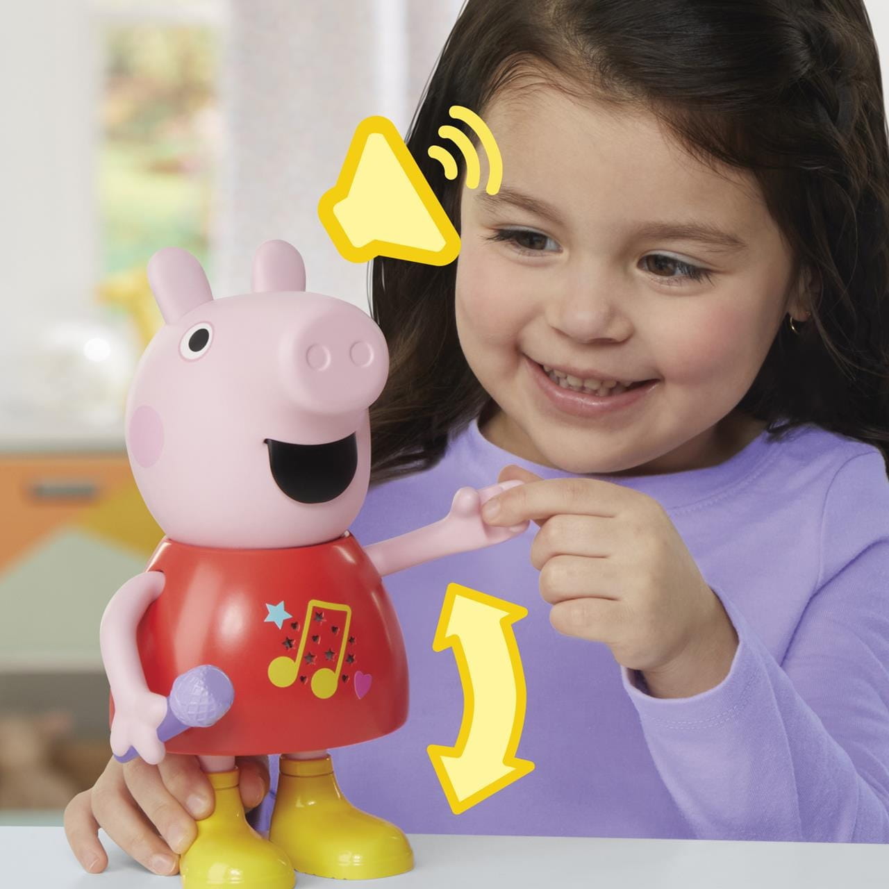 Figura Peppa Pig musical de 25 cm con 50 frases