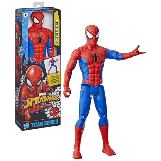 Figura Titán Spiderman Marvel con 9 punto de articulación 30cm