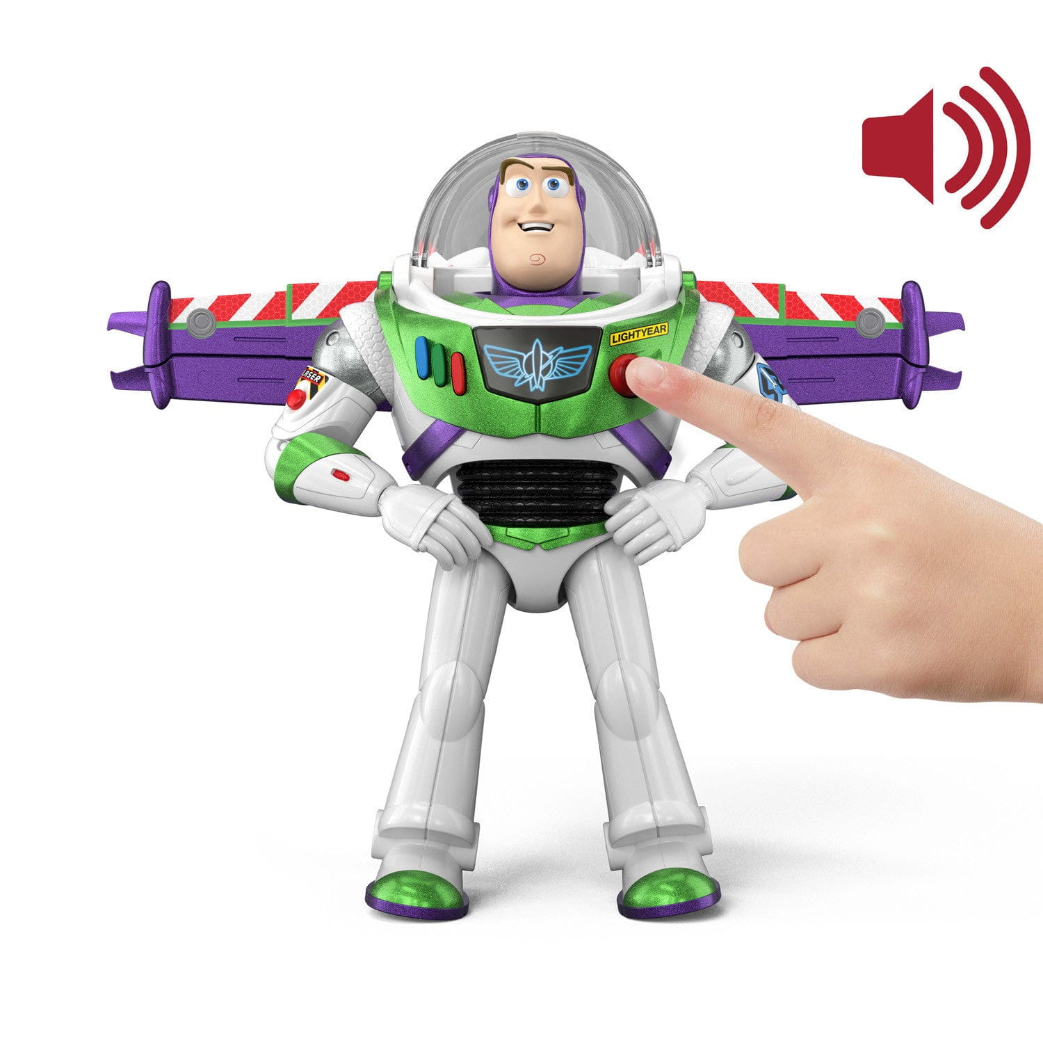 Figura Toy Story 5 Buzz Lightyear 30cm que corre y habla - muñeco