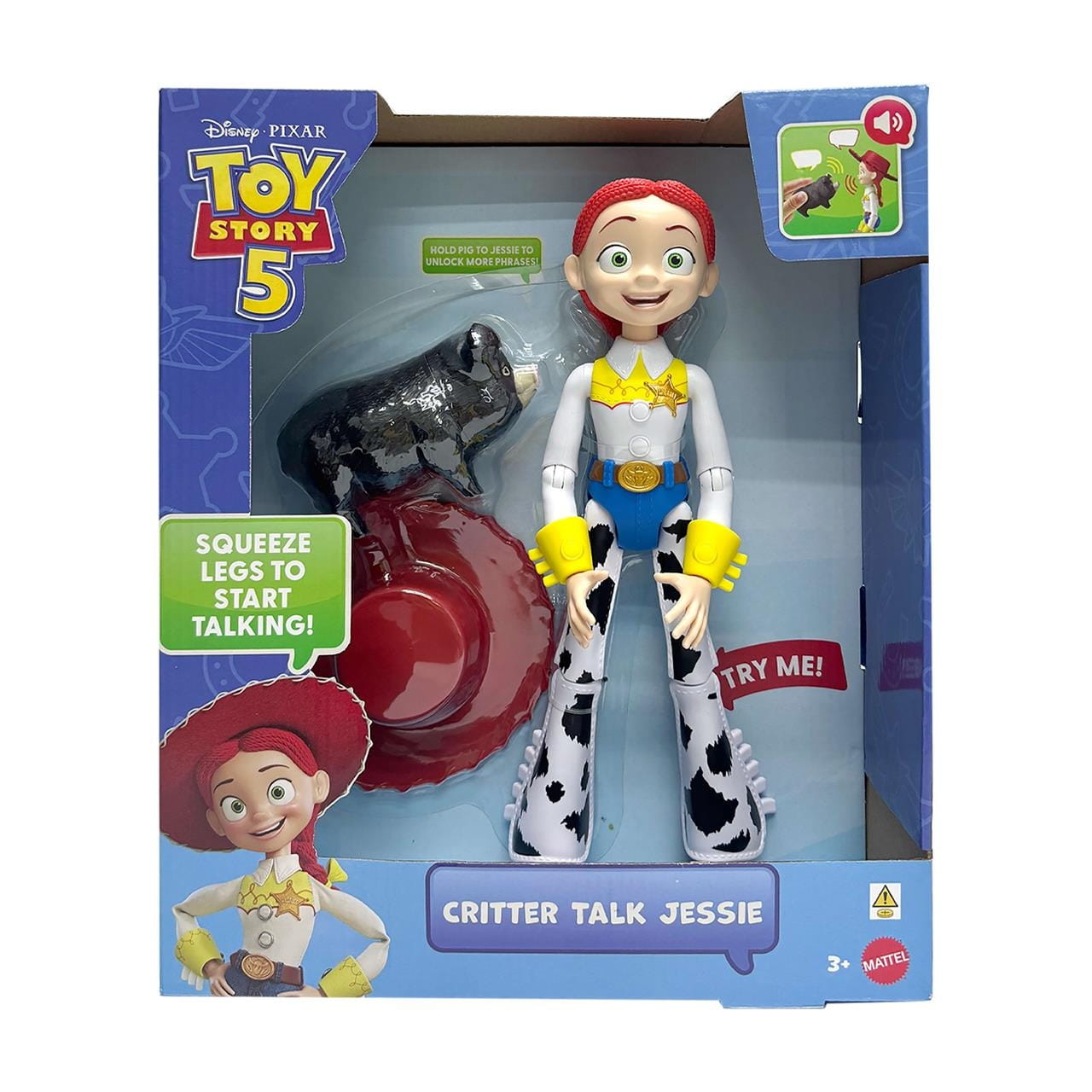 Figura Toy Story 5 Jessie Parlanchina 30cm que corre y habla - muñeco