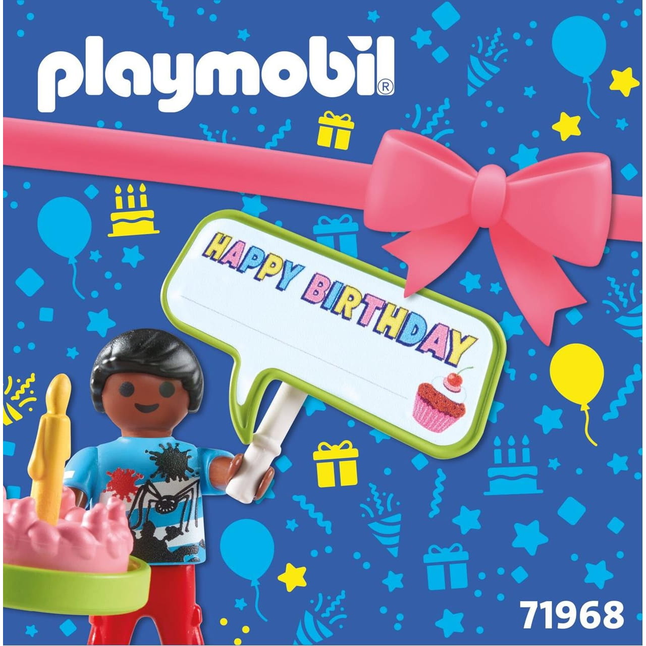 Figuras fiesta de cumpleaños infantil Playmobil Novedades 71968 - Juguete