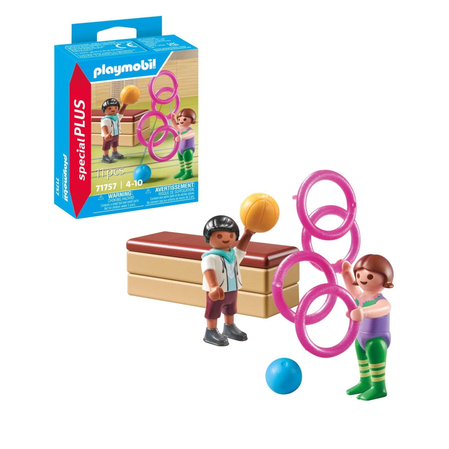 Figuras Gimnastas Playmobil Special Plus 71757 - Juguete