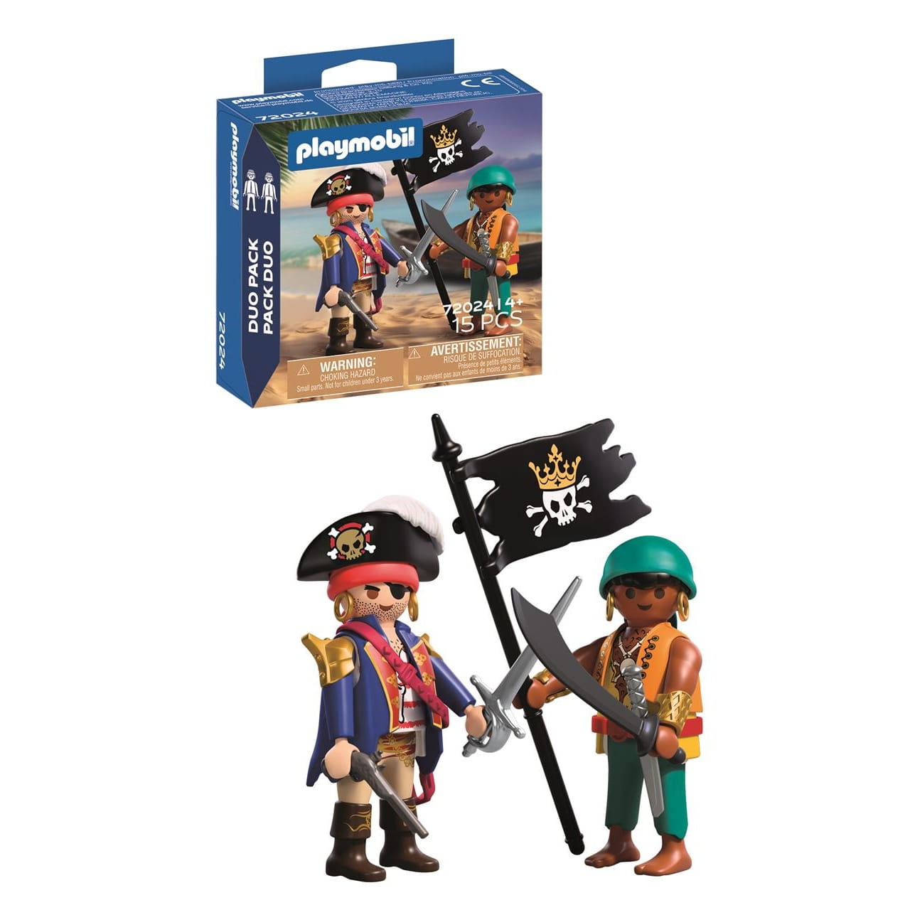 Figuras Playmobil pack Duo Piratas 72024 - Juguete