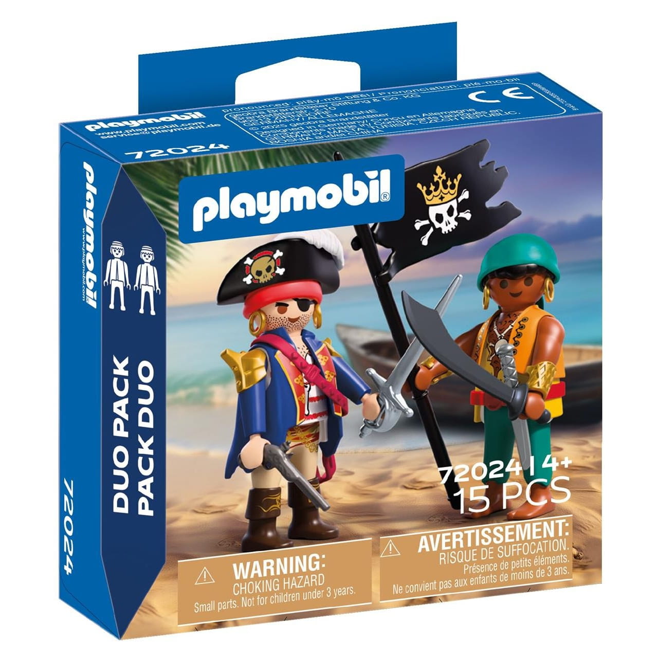 Figuras Playmobil pack Duo Piratas 72024 - Juguete