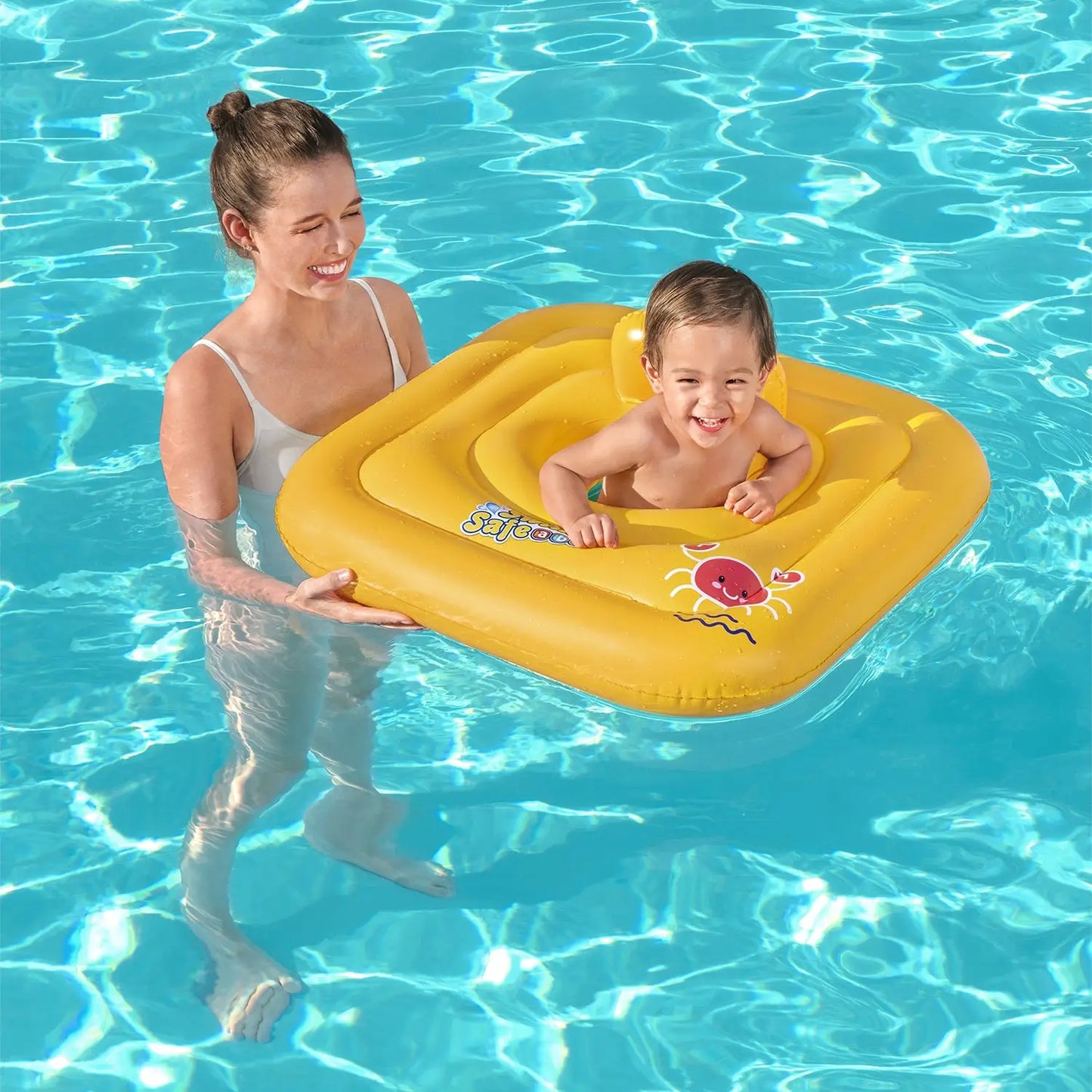 Flotador cuadrado Bestway para bebés y niños 76x76cm