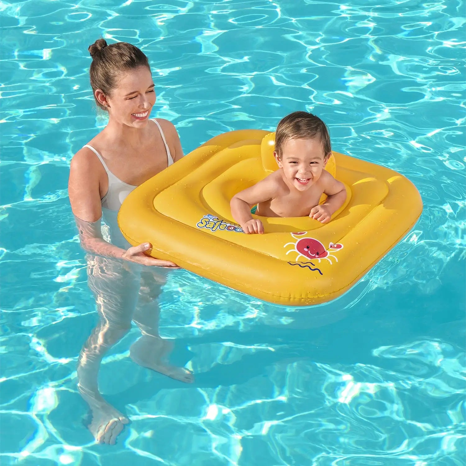 Flotador cuadrado Bestway para bebés y niños 76x76cm