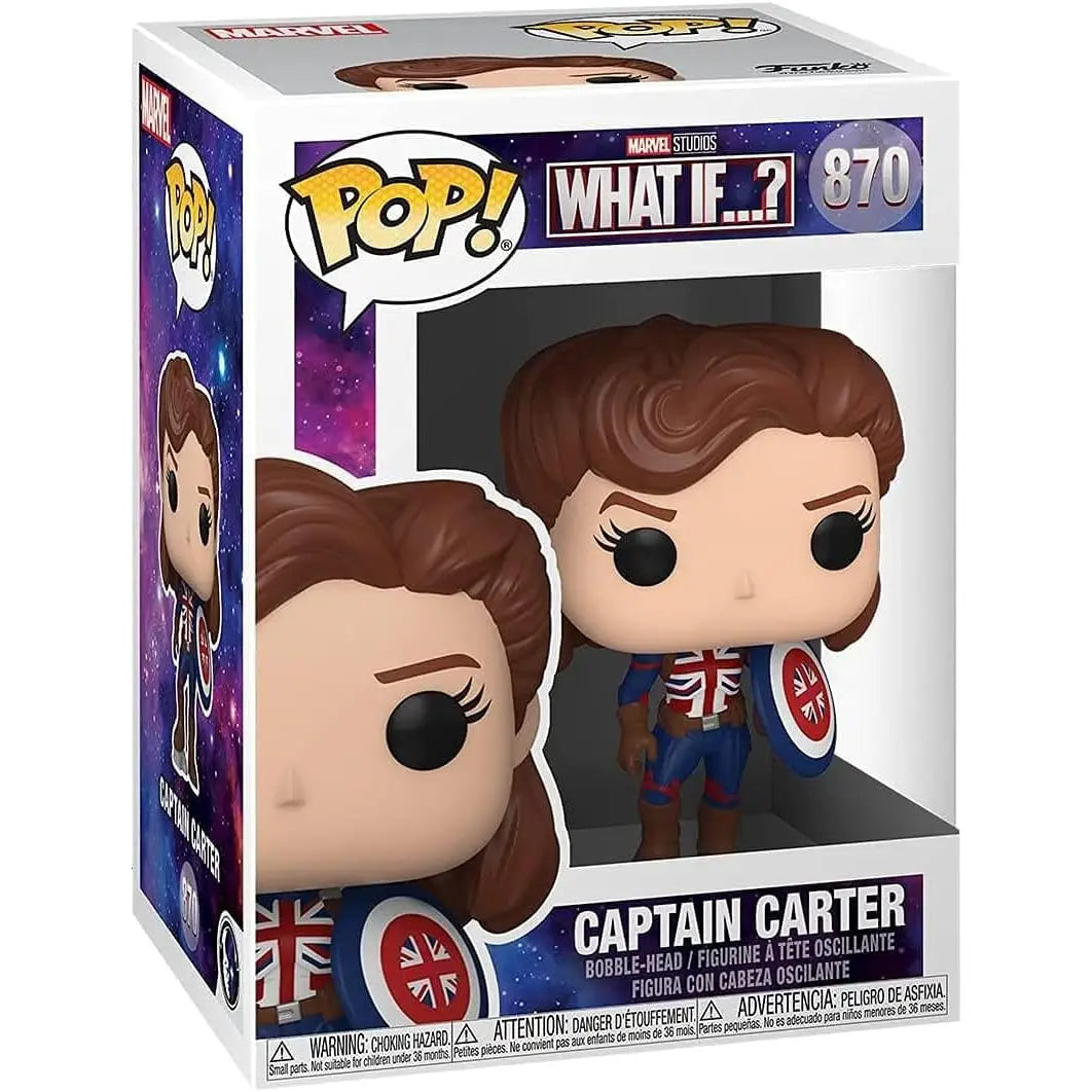 FUNKO POP 870 CAPTAIN CARTER What if...? - funko