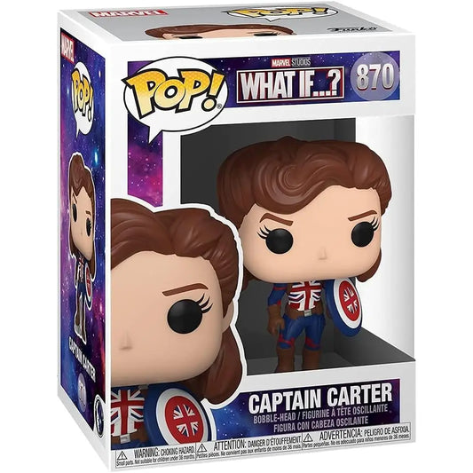 FUNKO POP 870 CAPTAIN CARTER What if...? - funko