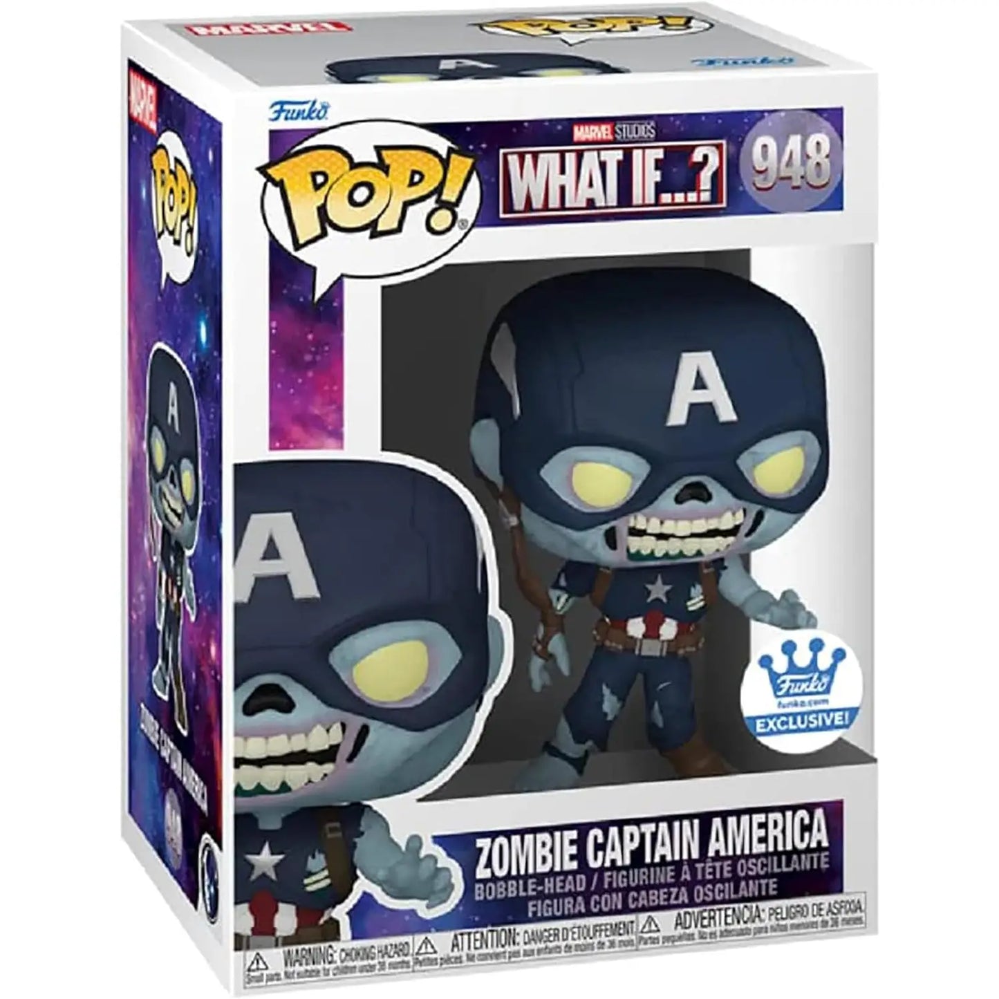 FUNKO POP 948 ZOMBIE CAPTAIN AMERICA Exclusivo - funko