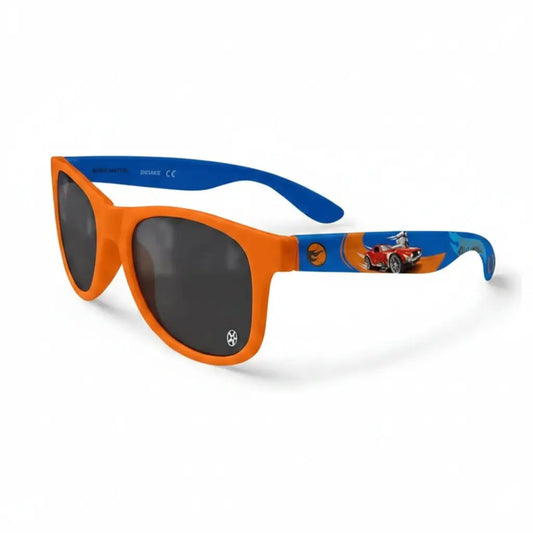 Gafas de sol naranja y azul coches Hot Wheels