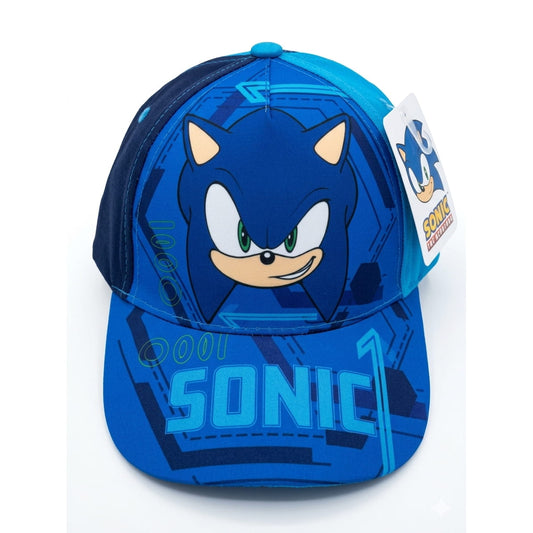 Gorra algodón Sonic erizo azul talal 52CM