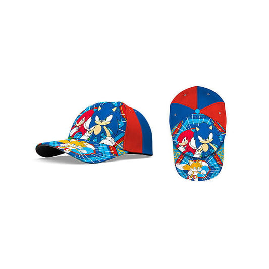 Gorra de algodón Sonic erizo roja talla 52CM