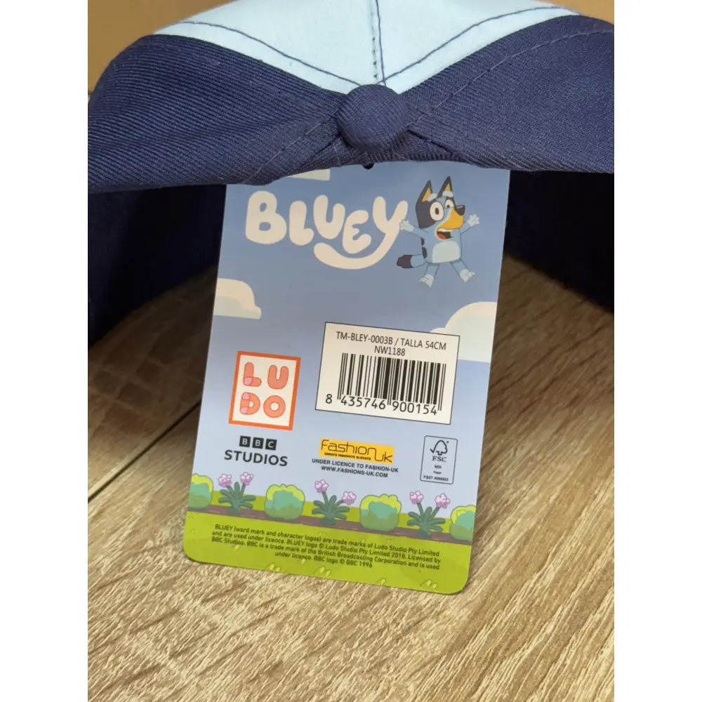 Gorra infantil Bluey 54cm | Gorro para niños con personaje animado