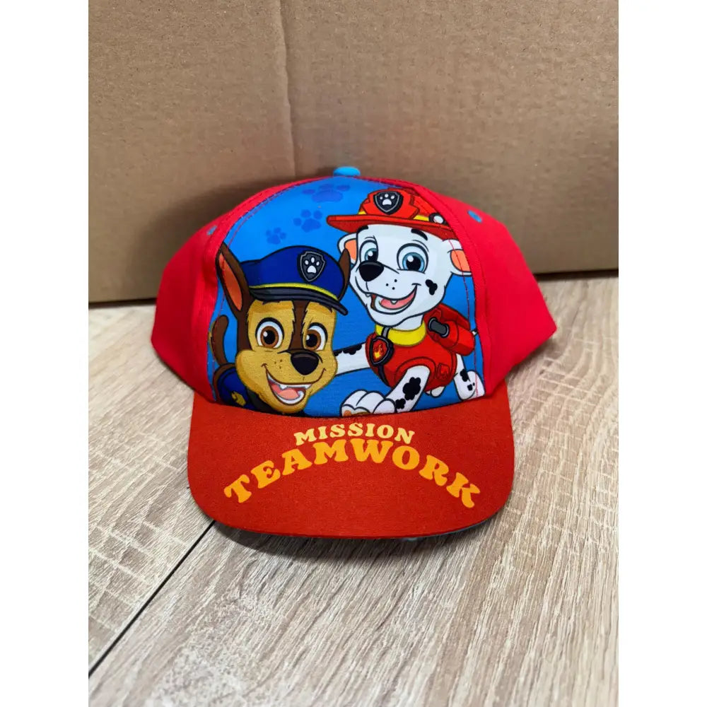 Gorra infantil Patrulla Canina Chase Marshal Teamwork 48/51cm | Gorro para niños con personaje animado