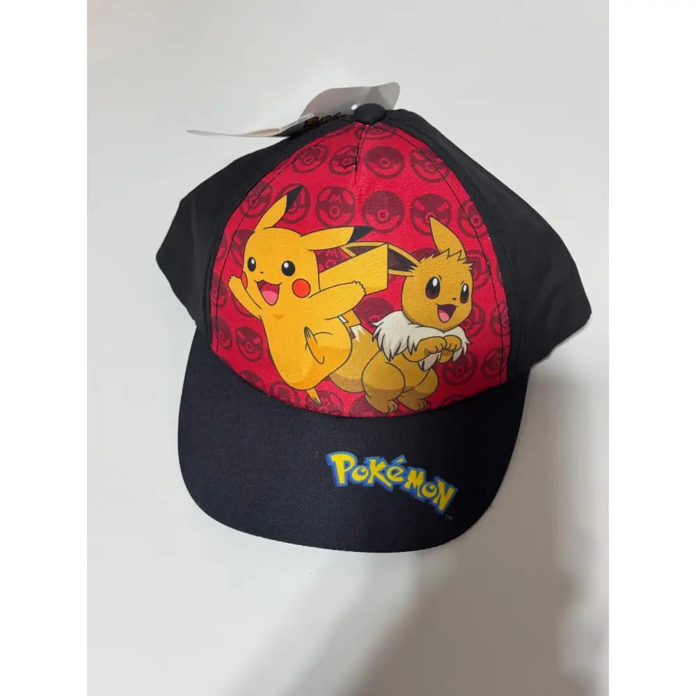 Gorra infantil Pokémon Negro 54cm | Gorro para niños con personaje animado