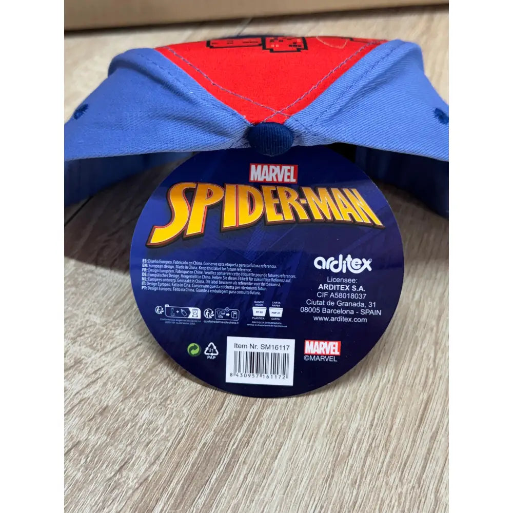 Gorra infantil Spiderman 51 54cm | Gorro para niños con personaje animado