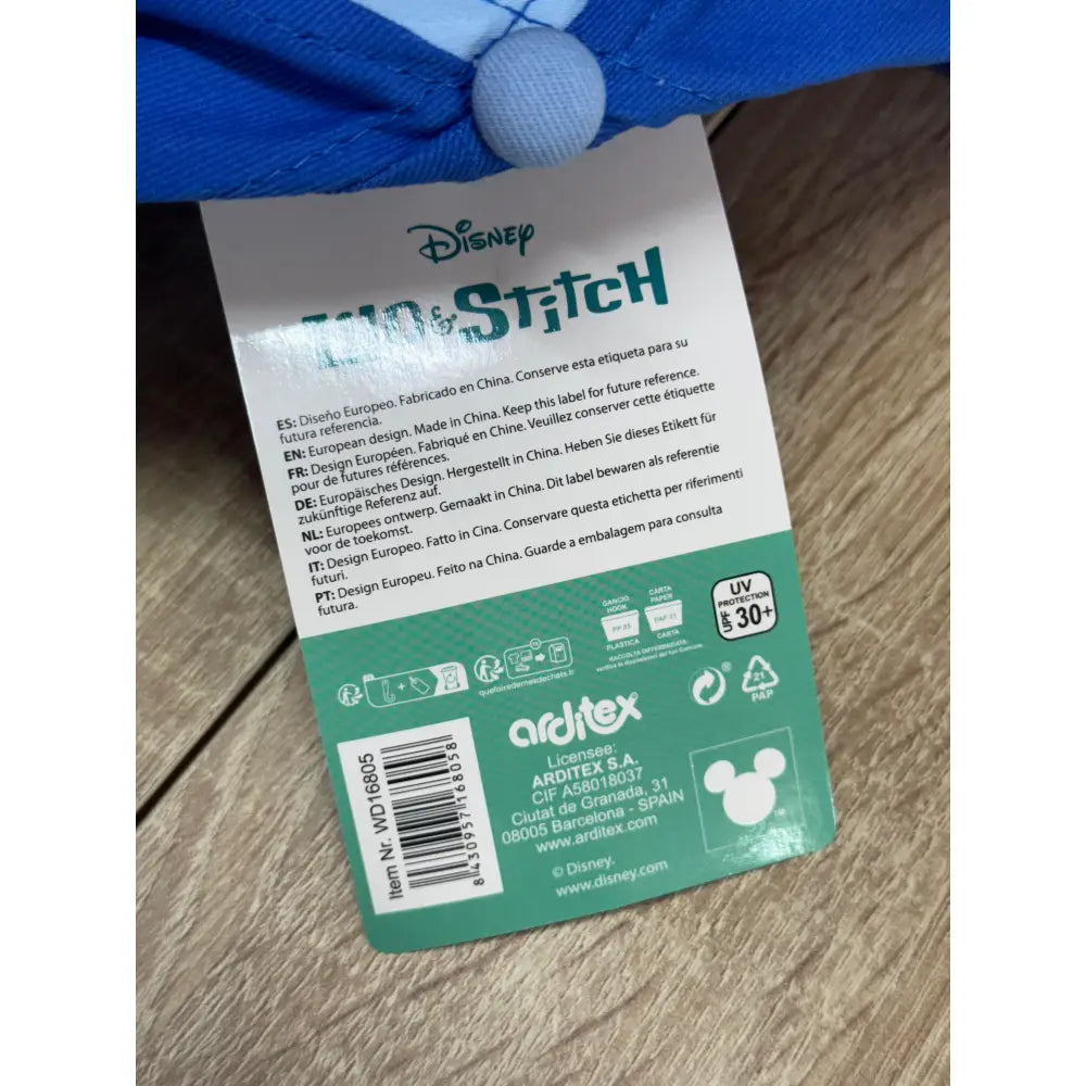 Gorra infantil Stitch Carry on Azul 51 54cm | Gorro para niños con personaje animado