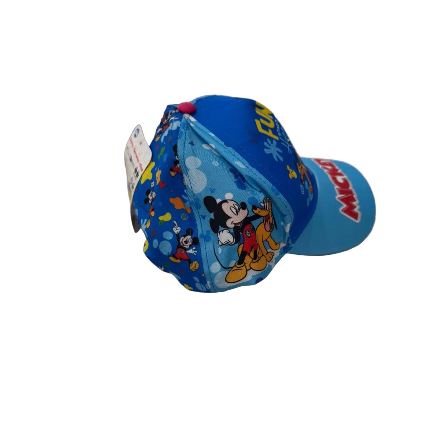 Gorra niños infantil de Mickey Mouse Disney azul fullprint 54cm
