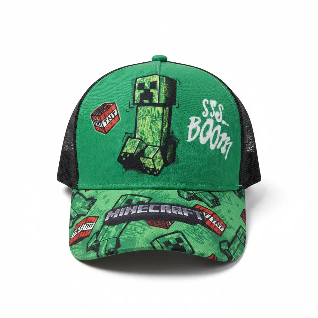 Gorra niños infantil de Minecraft Boom Complex Fullprint 56