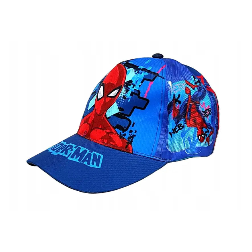 Gorra niños infantil de Spiderman Marvel fullprint azul talla 53cm