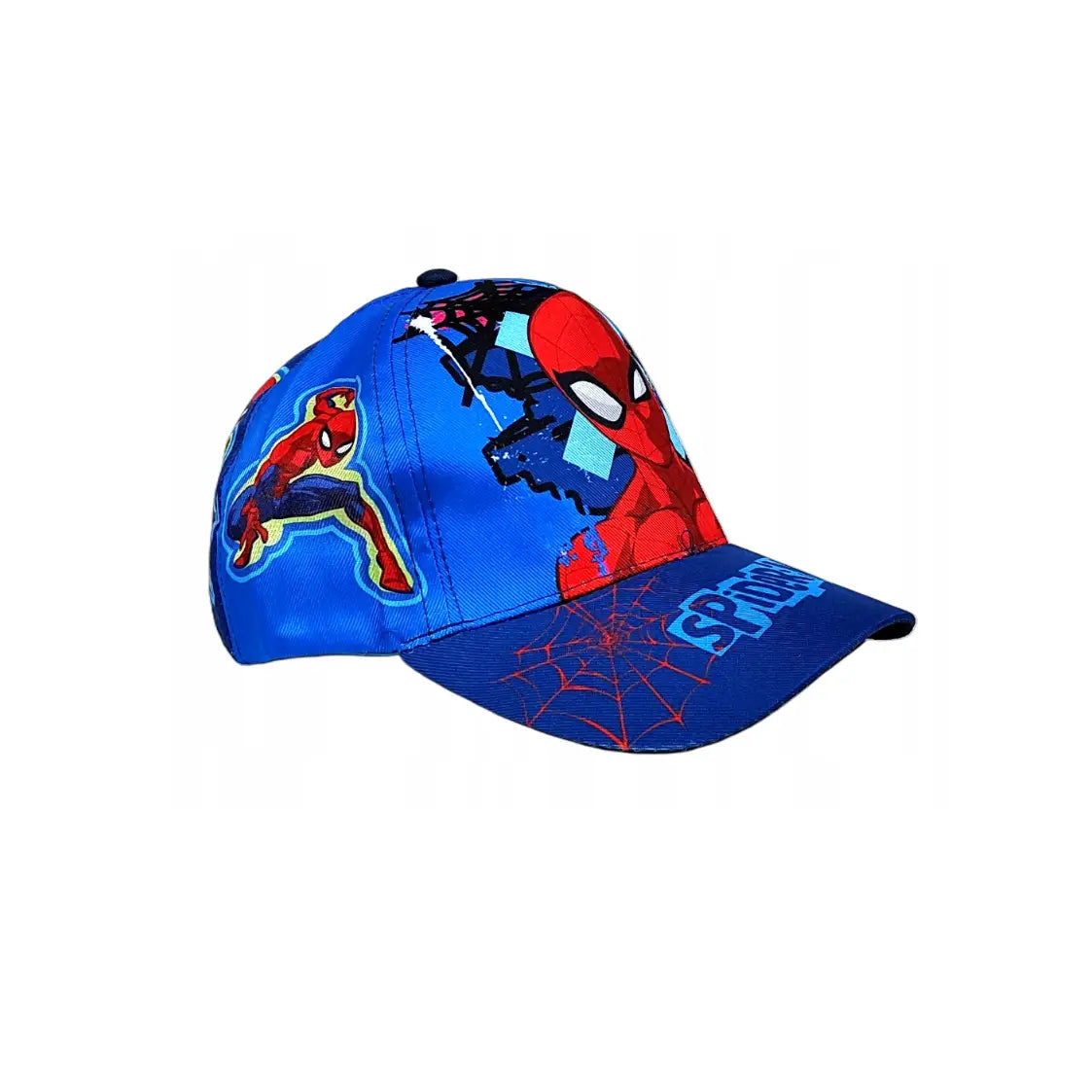 Gorra niños infantil de Spiderman Marvel fullprint azul talla 55cm