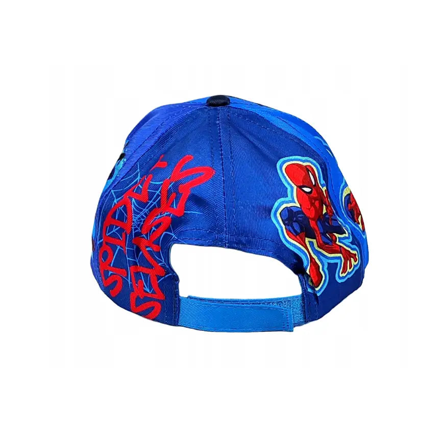 Gorra niños infantil de Spiderman Marvel fullprint azul talla 55cm