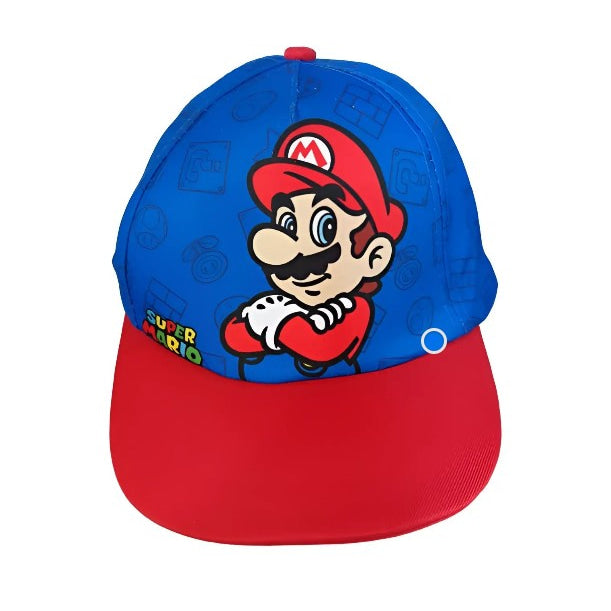 Gorra para niños infantil de Super Mario Bros Talla 54cm