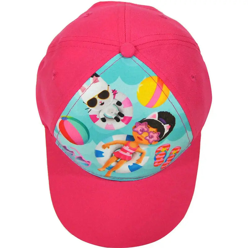 Gorra poliéster GABBY´S DOLLHOUSE rosa piscina 54cm