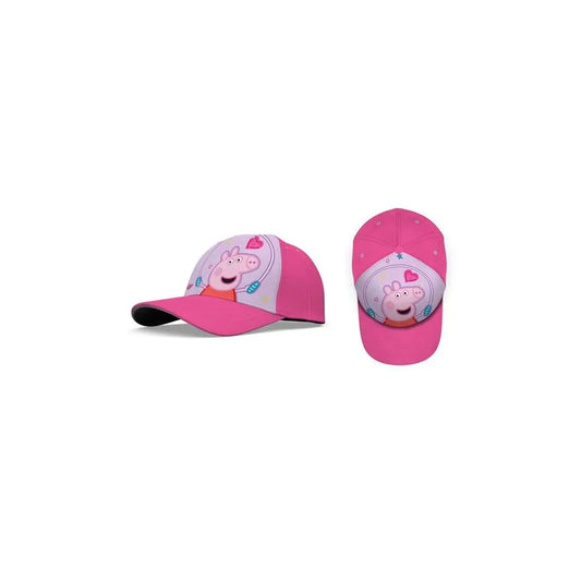 Gorra poliéster PEPPA PIG rosa talla 52CM