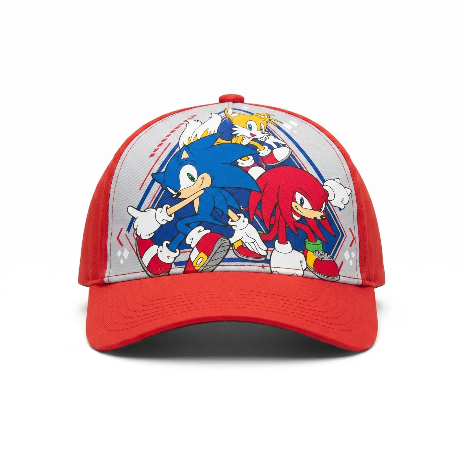 Gorra poliéster Sonic The Hedgehog roja talla 54CM
