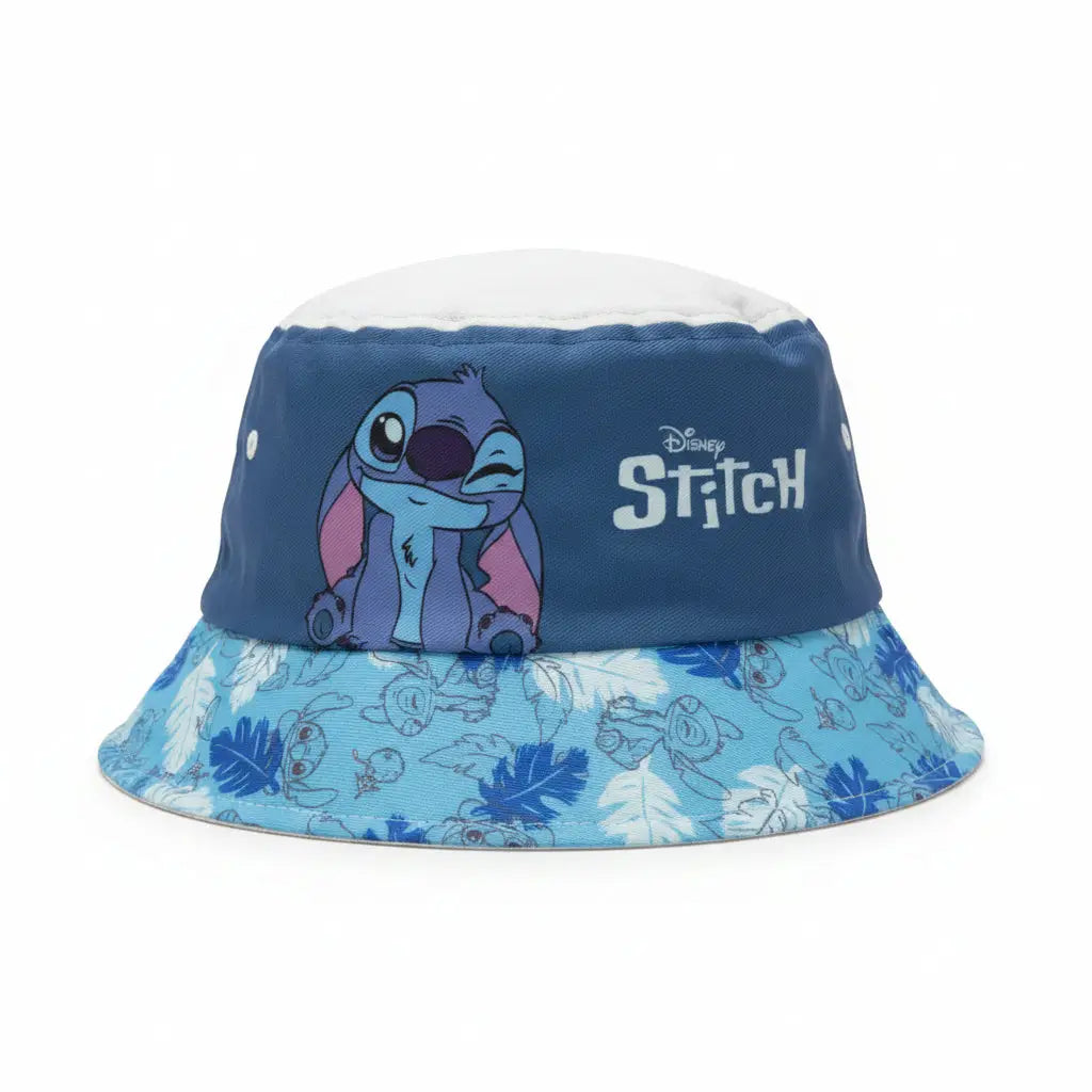 Gorro de pescador Stitch azul infantil talla 52 - Gorra