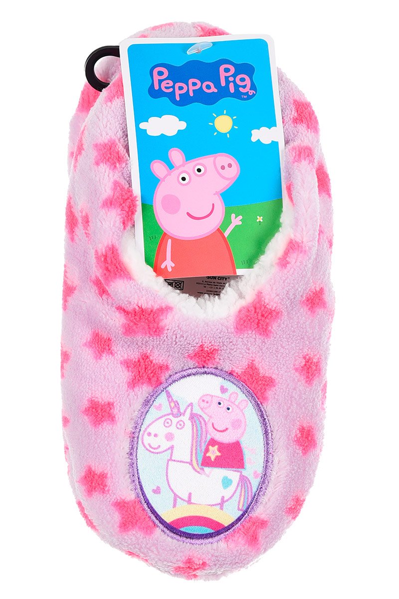 Pantuflas antideslizante Peppa Pig estrellas 27/30