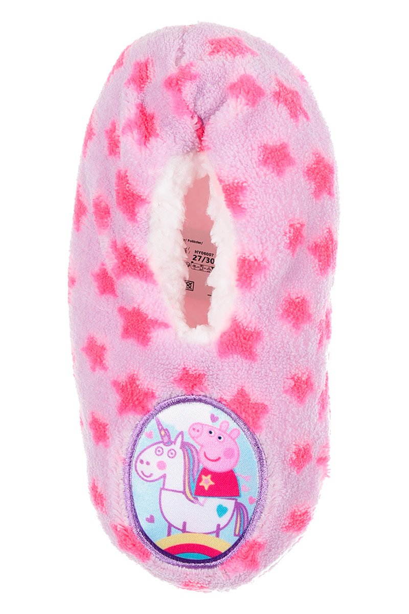 Pantuflas antideslizante Peppa Pig estrellas 27/30