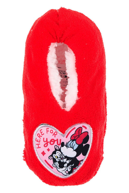 Pantuflas antideslizante Minnie Mouse Disney roja 31/34