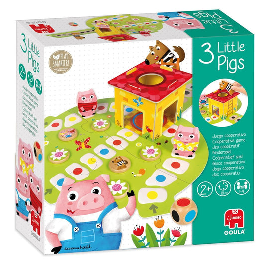 Juego los 3 cerditos de madera Goula - Juguete