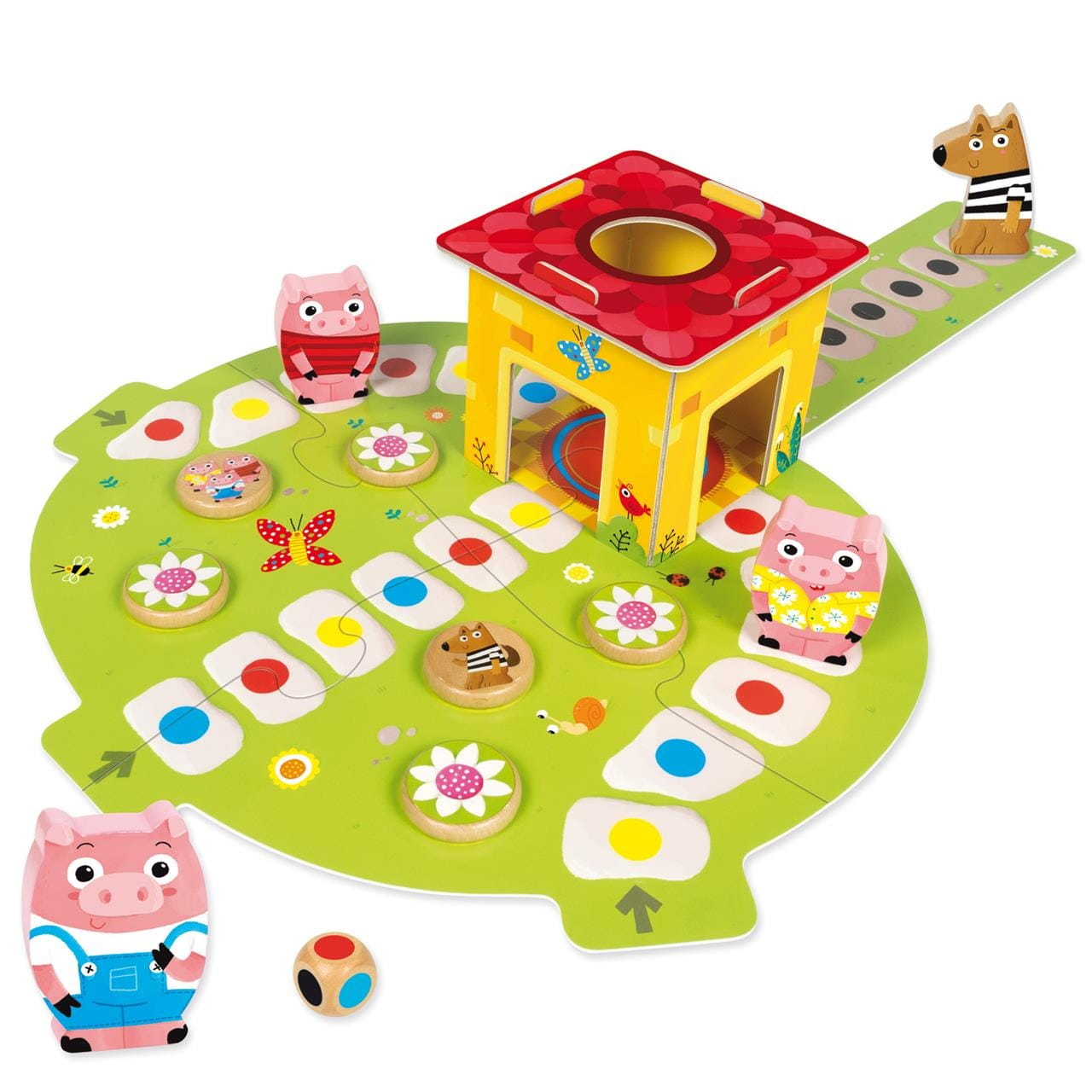 Juego los 3 cerditos de madera Goula - Juguete