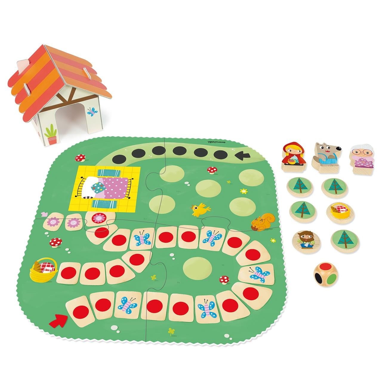 Juego Caperucita Roja de madera ’Goula’ - Juguete
