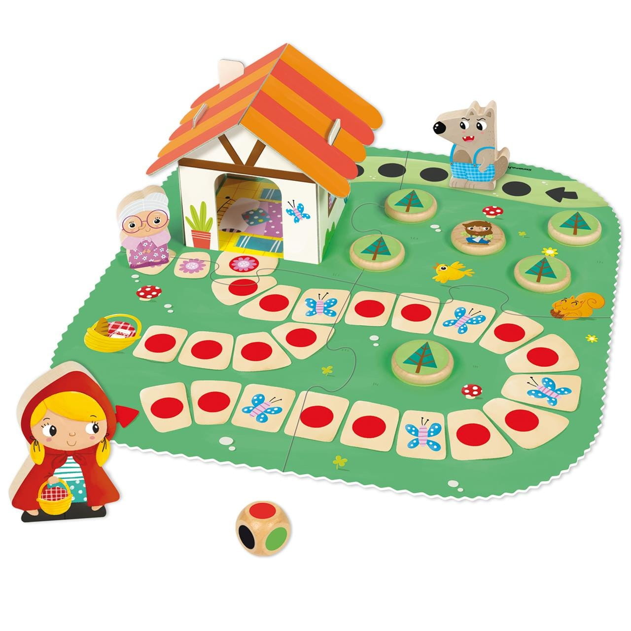Juego Caperucita Roja de madera ’Goula’ - Juguete