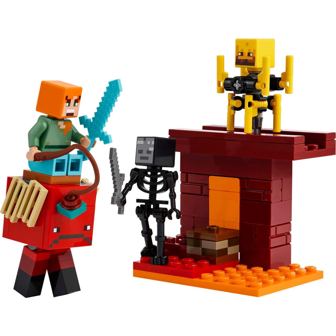Juego de construcción La batalla lava del inframundo Lego Minecraft 21266 - Juguete