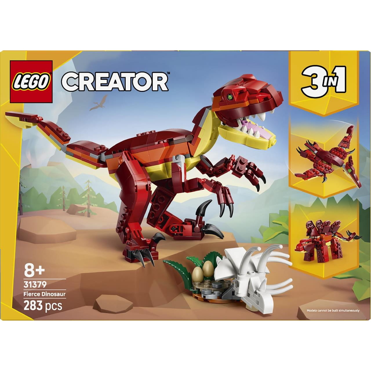 Juego de construcción Dinosaurio Feroz Lego Creator 31379 - Juguete
