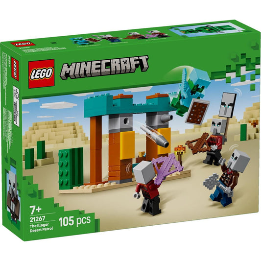 Juego de construcción ’La patrulla del desierto los maldeanos’ Lego Minecraft 21267 - Juguete