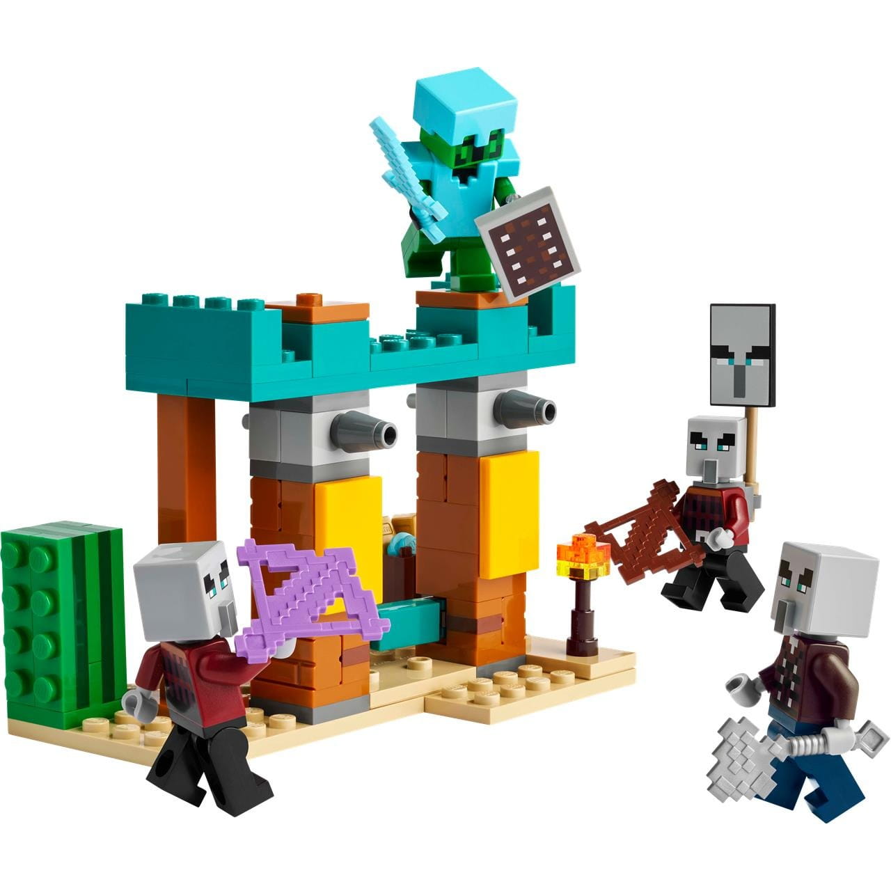 Juego de construcción ’La patrulla del desierto los maldeanos’ Lego Minecraft 21267 - Juguete