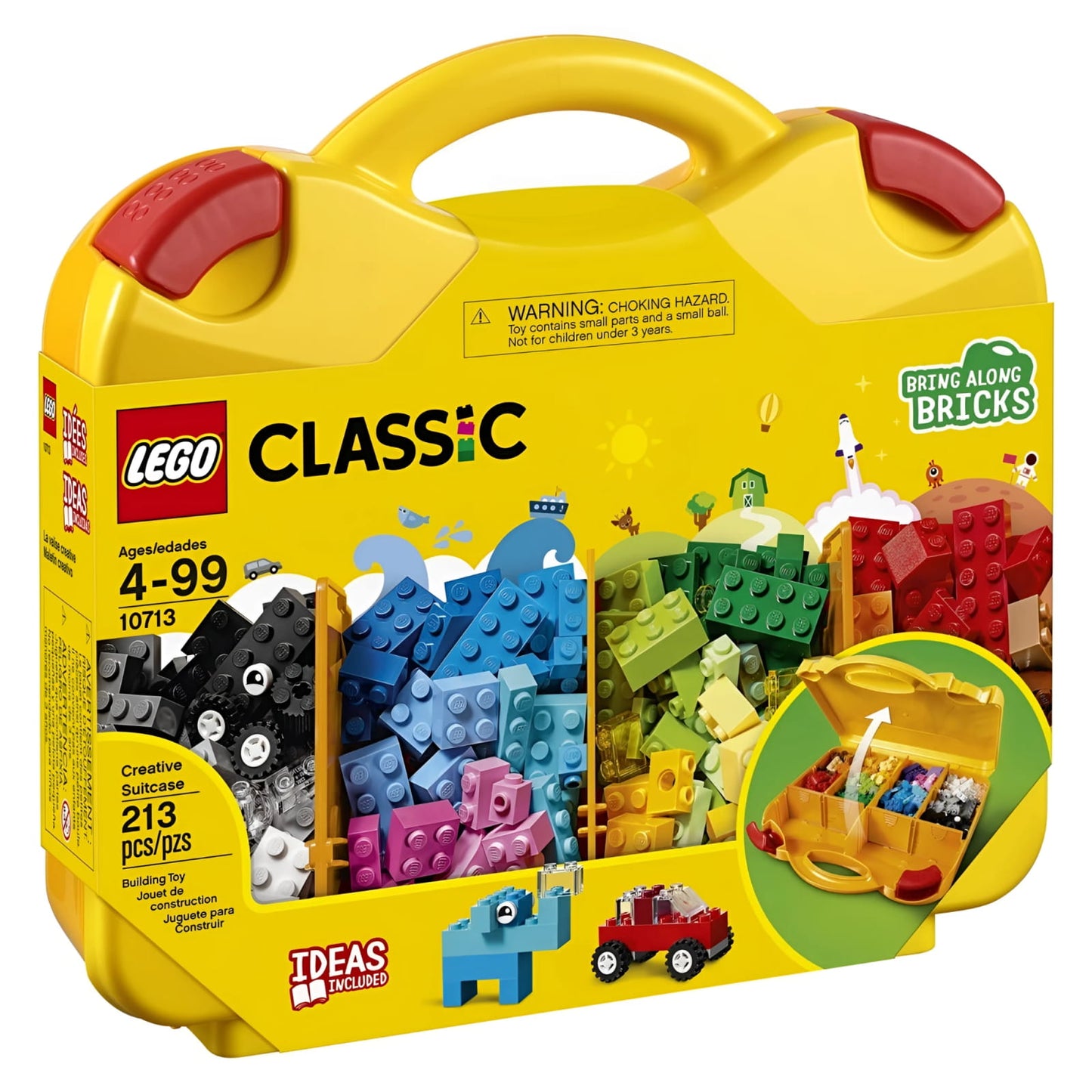 Juego de construcción en maletín Lego Classic 213 piezas 10713 - Juguete