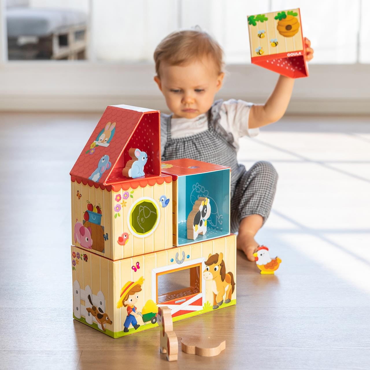 Juego de construcción ’Mi primera granja’ madera ’Goula’ - Juguete