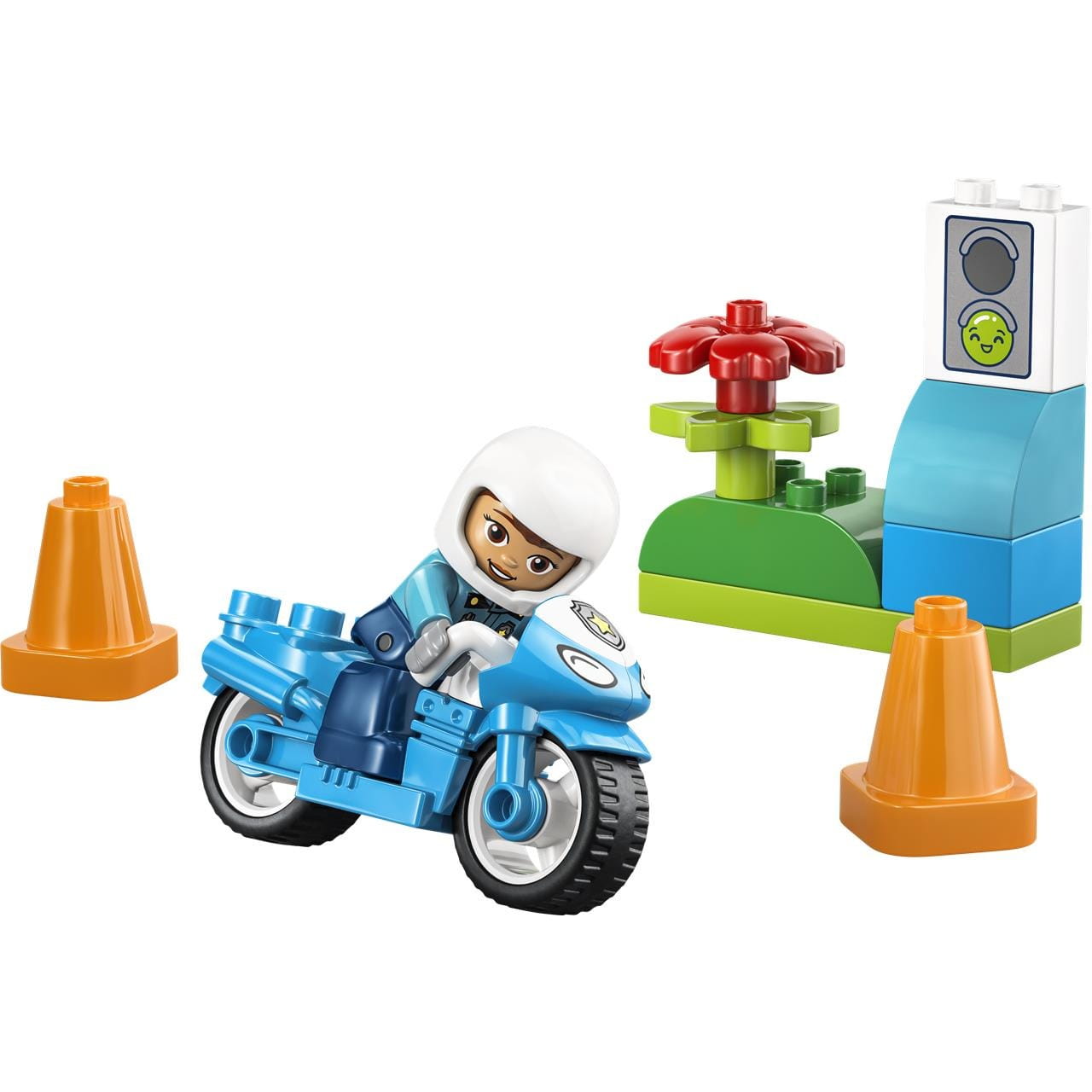 Juego de construcción Moto policía Lego Duplo 10471 - Juguete