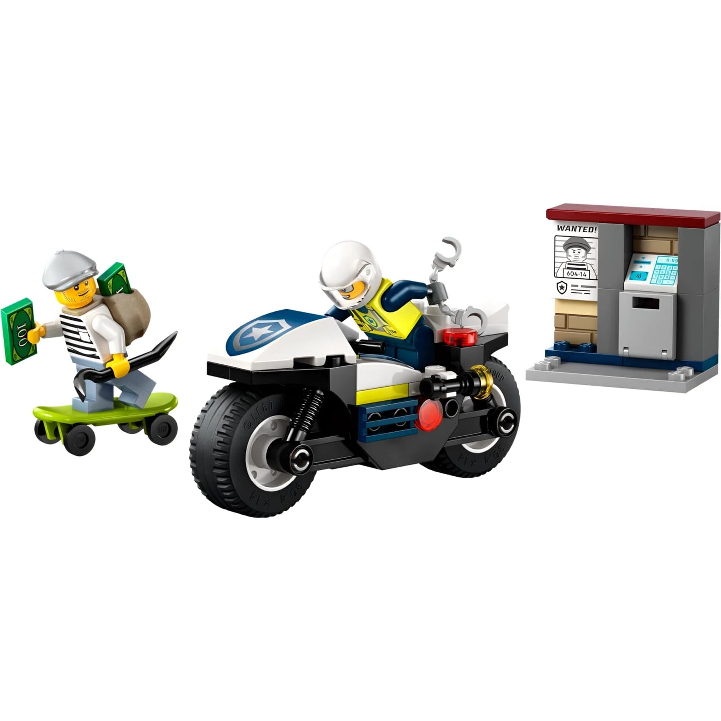 Juego de construcción Persecución en moto policía Lego City 60455 - Juguete