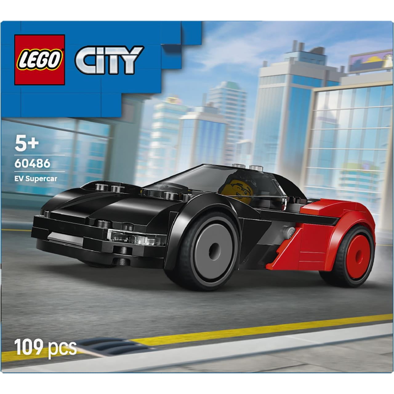 Juego de construcción supercoche eléctrico Lego City 60486 - Juguete