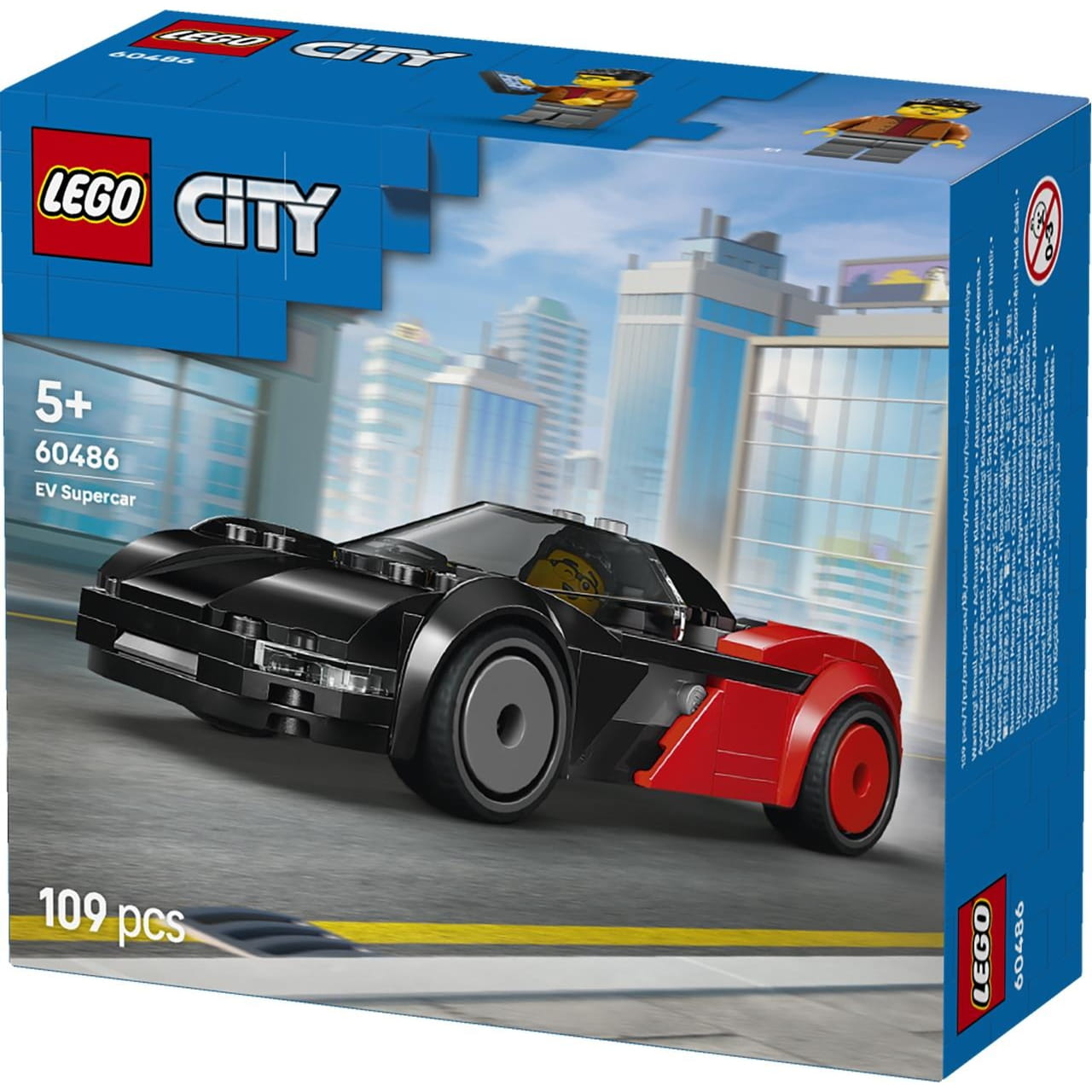 Juego de construcción supercoche eléctrico Lego City 60486 - Juguete
