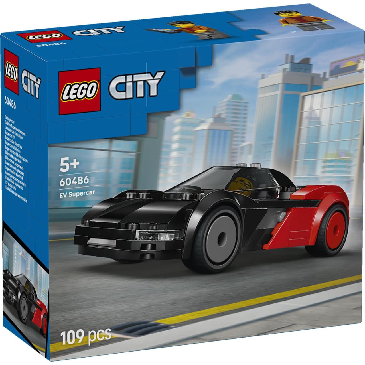 Juego de construcción supercoche eléctrico Lego City 60486 - Juguete