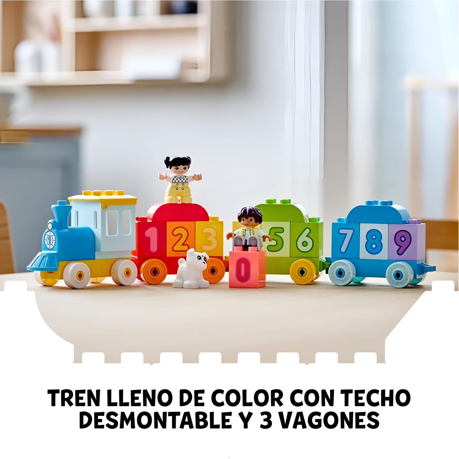Juego de construcción tren los números Lego Duplo 10954 - Juguete